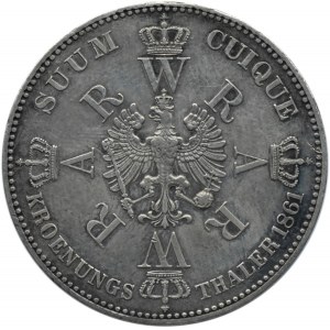 Niemcy, Prusy, Wilhelm i Augusta, Talar koronacyjny 1861 A, Berlin