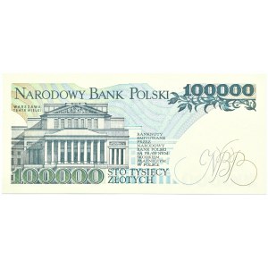 Polska, 100000 złotych 1990, seria AA, Warszawa, UNC