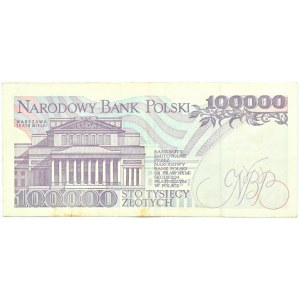 Polska, 100000 złotych 1993, seria Z, Warszawa