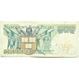 Polska, 500000 złotych 1990, seria AB, Warszawa