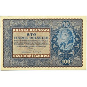 Polska, II RP, 100 marek 1919, IH seria K