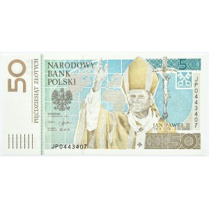 Polska, Jan Paweł II, 50 złotych 2005, Warszawa, UNC