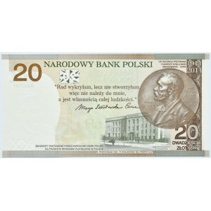 Polska, Maria Skłodowska-Curie, 20 złotych 2011, Warszawa, UNC