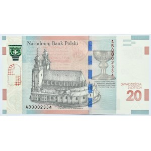 Polska, 1050-lat Chrztu Polski, 20 złotych 2015, Warszawa, UNC