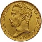 Niderlandy, Willem, 10 guldenów 1824, RZADKOŚĆ w tym stanie