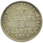 Mikołaj I, 30 kopiejek/2 złote 1839 MW, Warszawa