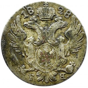 Mikołaj I, 10 groszy 1828 I.B., Warszawa, rzadszy rocznik