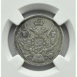 Mikołaj I, 20 kopiejek/40 groszy 1850 MW, Warszawa, NGC XF