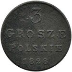 Mikołaj I, 3 grosze 1828 F.H., Warszawa
