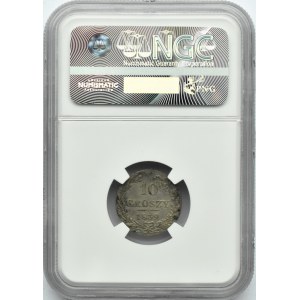 Mikołaj I, 10 groszy 1839 MW, Warszawa, NGC AU53