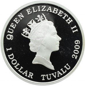 Tuvalu, 1 dolar 2009, Sławne Bitwy Historii - Termopile 480 p. n. e.