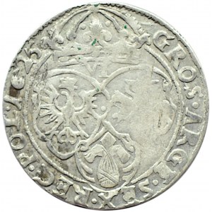 Zygmunt III Waza, szóstak 1625 herb półkozic, Kraków, R2!