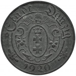 Wolne Miasto Gdańsk, 10 pfennig 1920, Gdańsk