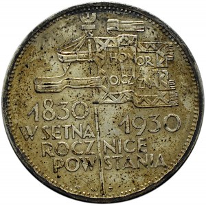 Polska, II RP, Sztandar 5 złotych 1930, Warszawa