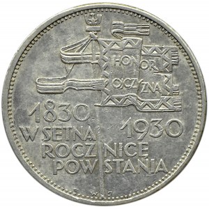 Polska, II RP, Sztandar 5 złotych 1930, Warszawa