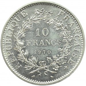 Francja, Republika, 10 franków 1970 A, Paryż, UNC