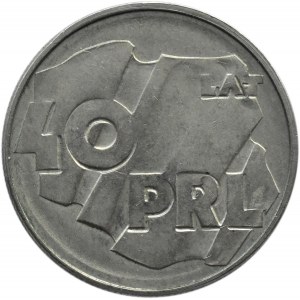 Polska, PRL, 100 złotych 1984, 40 lat PRL, zapchany stempel