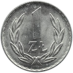Polska, PRL, 1 złoty 1971 ze znakiem, Warszawa, UNC