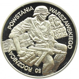 Polska, III RP, 100000 złotych 1994, 50 rocznica Powstania Warszawskiego, UNC