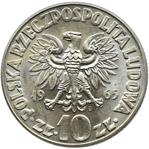Polska, PRL, 10 złotych 1965, Warszawa, UNC