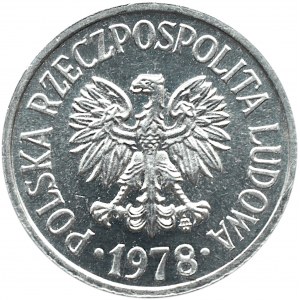 Polska, PRL, 20 groszy 1978, Warszawa, proof-like