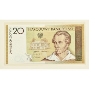 Polska, Juliusz Słowacki, 20 złotych 2009, Warszawa, UNC