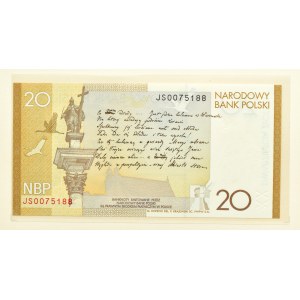 Polska, Juliusz Słowacki, 20 złotych 2009, Warszawa, UNC