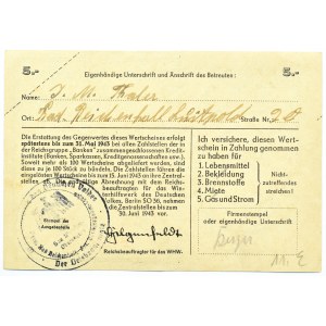 Niemcy, Pomoc zimowa dla narodu niemieckiego, 5 marek 1942/43, seria B