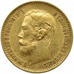 Rosja, Mikołaj II, 5 rubli 1901 FZ, Petersburg