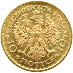 Polska, II RP, Bolesław Chrobry, 10 złotych 1925, Warszawa, UNC