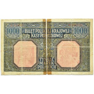 Polska, II RP, 1000 marek 1916, Generał, seria A, bardzo rzadkie