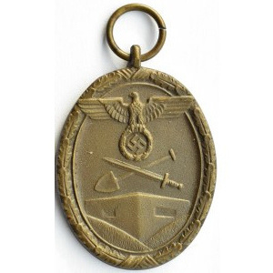 Niemcy, III Rzesza, Medal za Pracę przy Budowie Schronów, prod. Carl Poellath
