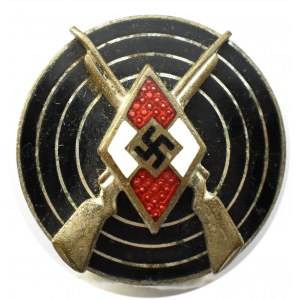Niemcy, III Rzesza, Odznaka Strzelecka HJ, sygnowana RZM