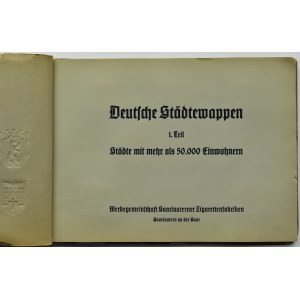 Deutsche Städtewappen (Herby Miast Niemieckich - część I), Saarlautern 1935