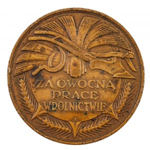 MEDAL POMORSKIEJ IZBY ROLNICZEJ ZA OWOCNĄ PRACĘ W ROLNICTWIE, 1926