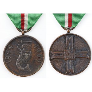 MEDAL, 25 ROCZNICA BITWY O MONTE CASSINO, 1969