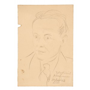 Wlastimil Hofman (1881 Praga - 1970 Szklarska Poręba), Portret adwokata, 1948 r.