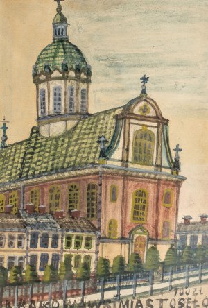 Nikifor Krynicki (1895 Krynica-1968 Folusz), Kościół w Krakowie