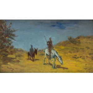 Robert Pikelny (1904 Łódź - 1986 Paris), Don Quixote and Sancho Panza