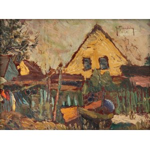 Gregory Mendoly-Stefanoff (1898 - 1966), Landscape with a boat