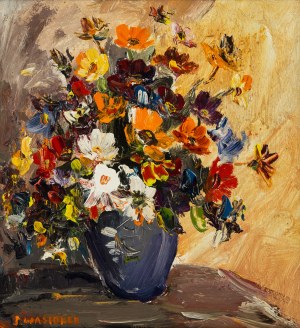 Józef Wasiołek (1921 Smarglin - 2008 Łódź), Bukiet kwiatów