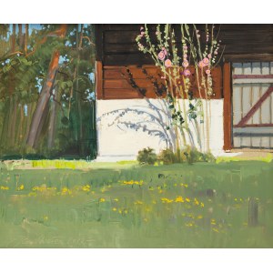 Jan Wolek (b. 1954), Mallows in the Garden, 2012.