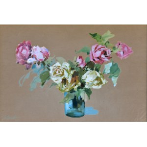 Erno Erb (1890-1943), Róże w wazonie
