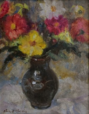 Jan Dutkiewicz (1911-1983), Kwiaty w wazonie