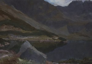Michał Stańko (1901-1969), Jezioro w Tatrach, 1961