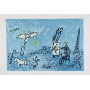 Marc Chagall (1887 - 1985), Malarz i jego sobowtór