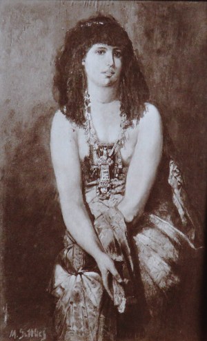 Maurycy Gottlieb (1856-1879), Odaliska, 1877