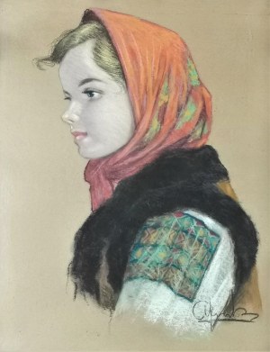 Longin ADAMIECKI (1914-1945), Dziewczyna huculska