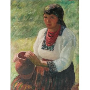 Sacha Samuel FINKELSTEIN (1890-1942), Wiejska dziewczyna z dzbanem, 1935