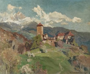 Edward Harrison COMPTON (1881-1960), Pejzaż alpejski, 1927